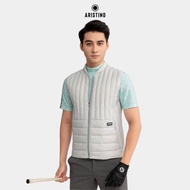 ARISTINO Golf - Áo Gile Chần Lông Vũ Nam Siêu Nhẹ Form Golf Fit Năng Động Thoải Mái - AJLG06W2