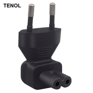 [TENOL] EU 4.0 to C7 Extension Power Plug Adapter Professional for Monitor Laptop