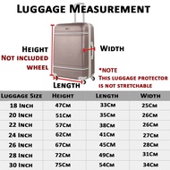 ▥18 20 22 24 28 INCH Cover Luggage Protector Transparent PVC Usable Travel Suitcase