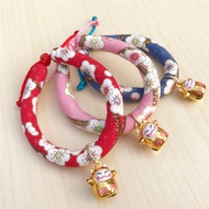 Dog Cat Bell icat Japanese Japanese Style Dog Bell Collar Cat Necklace Lucky Cat Bell