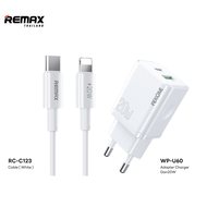 Remax Cable C to L 2M (RC-C123) - สายชาร์จ type-c ชาร์จเร็ว สายยาว 2 เมตร
