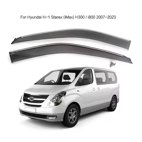 For Hyundai H1 H-1 Starex iMax H300 i800 2007-2023 Door Window Rain Visor Weather Shield Window Defl