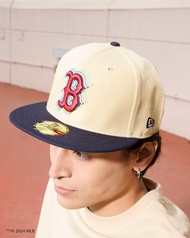 NEW ERA หมวก รุ่น 59FIFTY PACK - ILLUSION BOSTON RED SOX COOPERSTOWN NAVY VISOR VEGAS GOLD 59FIFTY C