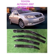 🔥READY STOCK🔥TOYOTA ALTIS 2001 2002 2003 2004 2005 2006 2007 MUGEN DOOR VISOR AIR PRESS SUN VISOR PR