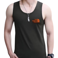 Singlet Pria TNF Orange [HARGA PROMO] [PALING MURAH] Kaos Polos  Bahan Soft PE Grosir Premium Oblong