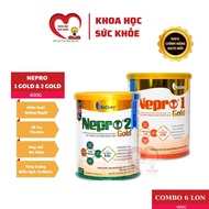 Combo of 6 Cans of Nepro Milk 400G - Nutritional Milk for People with Kidney Disease