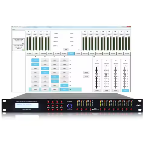 Sinbosen Digital audio processor 4 input 8 output loudspeaker management system AP48