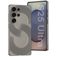 [4สี] Samsung Galaxy S25 Ultra 5G แบบอัลตร้า แฟชั่นขอบบางพิเศษนุ่มเคสโทรศัพท์ S25U ตัวอักษรขนาดใหญ่ป