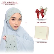 [Mother's Day] Siti Khadijah Telekung Signature Lunara in Pale Green + SK15 Lite Gift Box + Free Ribbon Bow