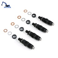4PCS Diesel Fuel Injectors for Mitsubishi Pajero Triton Delica Spacegear 2.5L 4D56 4D56T Engine Repl