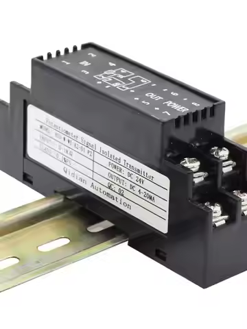 0-500ohm 1Kohm to 0-10V Potentiometer Transmitter 5Kohm 10Kohm 4-20mA 0-5V Signal Isolation Module D