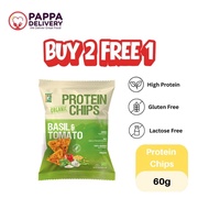 Radiant Basil & Tomato Protein Chips 60g