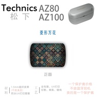 Technics Panasonic AZ80 AZ100 Bluetooth Earphone Silicone Protective Case Storage Box Sticker Soft S