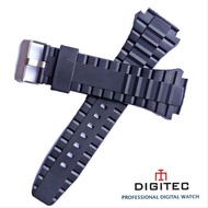 STRAP DIGITEC 3001 DG-3001T RUBBER WATCH DIGITEC 3001T DG3001T WATCHTALI
