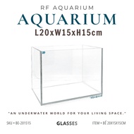 Mini Fish Tank Betta Fish Tank Size 20x15x15cm With Glue
