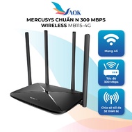 Mercusys 4G LTE Wifi Router N standard 300 Mbps Wireless MB115-4G - Genuine product
