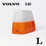Genuine Volvo 240 Front Indicator Light Signal Lamp Lens Glass Left LH 1307453 Original New