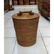Rattan/ trash basket rattan/ organizer laundry basket