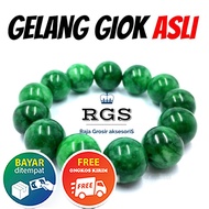 [Bayar di Tempat] GELANG BATU GIOK ASLI IMPORT CHINA