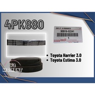 4PK880 Toyota Estima MRC30 3.0 / Alphard MNH10 3.0 / Nissan Teana 2.0 Fan Belt (90916-02241)