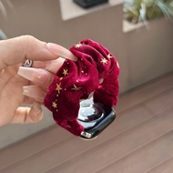 Textured Velvet Gilding Strap Suitable for ApplewatchS11S10S9S8S7S6543 Star Hair Tie SE Female 1.23