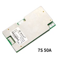 7S 24V 30A 40A 50A 60A 70A Ternary 18650 Lithium Battery Protection Board BMS Same Port with Balance