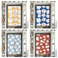 Small fresh flower fabric door curtain kitchen bedroom partition curtain household door curtains  with not rod