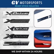 READY STOCK BMW Xdrive Sdrive Emblem logo Car Rear Trunk Decal Badge Sticker ABS for BMW