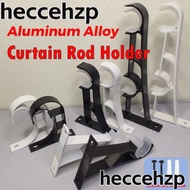 HECCEHZP Curtain Rod Bracket, Single Hang Thicken Hanger Hook, Aluminum Alloy Fixing Clip Crossbar Rod Support Clamp