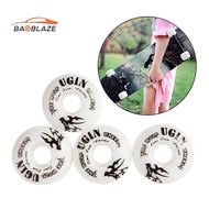 [Baoblaze] 4x Durable PU Skateboard Wheels Set 52x30mm 95A Hardness Roller Repair Parts