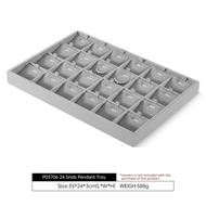 YinBeiNi แหวนต่างหูสร้อยคอสร้อยข้อมือถาดเก็บของกำมะหยี่เครื่องประดับแสดงถาดเครื่องประดับจัด P037