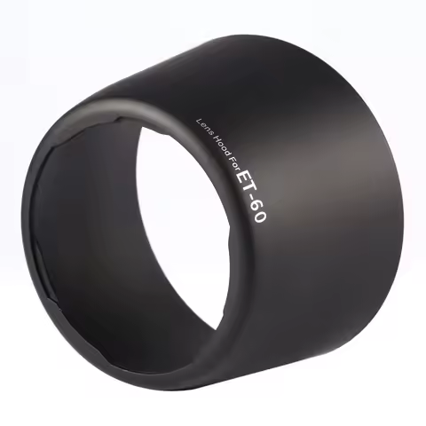 75-300mm Lens Hood Lens Hood for Canon 75-300mm Black Professional Replacement ET60 Lens Hood For F/