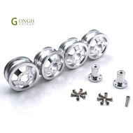 Metal Upgrade Shock-Proof Wheel Hub Rim for B1 B16 B24 B36 C14 C24 1/16  RC Truck with Screw