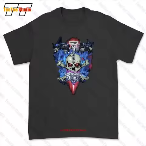 Monster Jam Truck Son Uva Digger Gravedigger T-shirt Tee QBPN