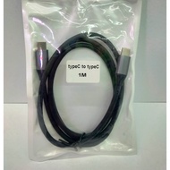Type C to Type C Cable 1M (Black)