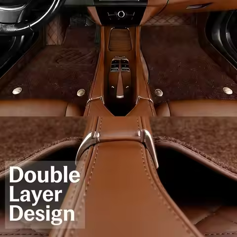 5D Double Layer Car Mats Floor For Ford Puma ST-Line V Crossover 2020 2021 2022 Waterproof Set Car F