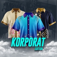 Batik Element Printed Men's Summer Shirt, Trendy Retro Style T-shirt, Shirt