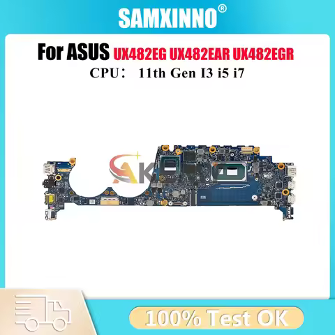 UX482EG Laptop Motherboard For ASUS ZenBook UX482E UX4100E UX482EAR BE482E UX482EGR BX482E UX482EG M