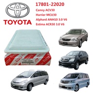 ENGINE AIR FILTER TOYOTA ALPHARD ANH10 3.0CC V6/CAMRY ACV30/ESTIMA ACR30 3.0CC V6/HARRIER MCU30 3.0C