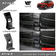 Vemart perodua Ativa car console box frame cover garnish interior accessories