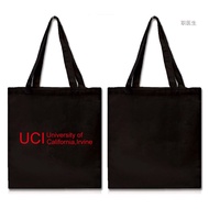 California University Irvine College Canvas Bag UC Irvine Souvenir Ladies Eco-friendly Shopping Bag 