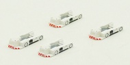 JC Wings 1:400 Plastic Airport Ground Accessories Tractor Trailer Wheel Car Scene Model