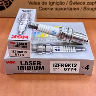 [Captain Fleet] HONDA CRZ FIT Iridium Alloy Spark Plug NGK IZFR6K13 6774 Made In Japan NGK Iridium S