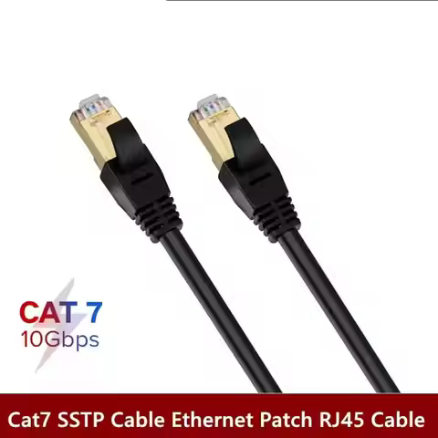 Ethernet Network Cable CAT7 Patch, Outdoor, Waterproof, LAN Cable for PC, Laptop, RJ45