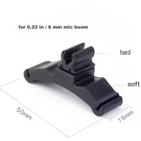 M100B Modular Double Bass Microphone clip for DPA4099 Soft Rubber BASSES Mount for 6mm Musical Instr