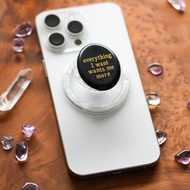 Magnetic Absorption Mobile Phone Stand Natural Stone Crystal Agate Meditation Mobile Phone Holder Un