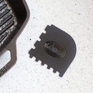 美國LODGE 鑄鐵鍋具用清潔刮板2件組(橫紋鍋用款)