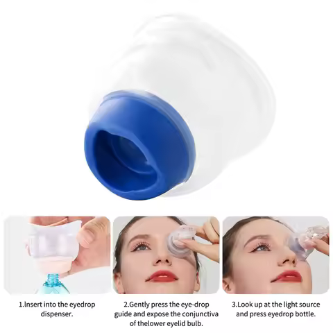 Reusable Eye Drop Helper Easy to Use Eye Dropper Tool For Clean Precise Eye Drop Application Fits Mo
