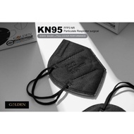 【TungSHOP】Ready stock KL❗Golden KN95 Respirator Surgical Mask 5-ply FFP3 | Black & White| 散装 | MDA M