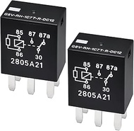 Relay G8V-RH-1C7T-R-DC12 (Set of 2) 12VDC 20A 5 Pins High-Performance Automotive Relay, Automotive R